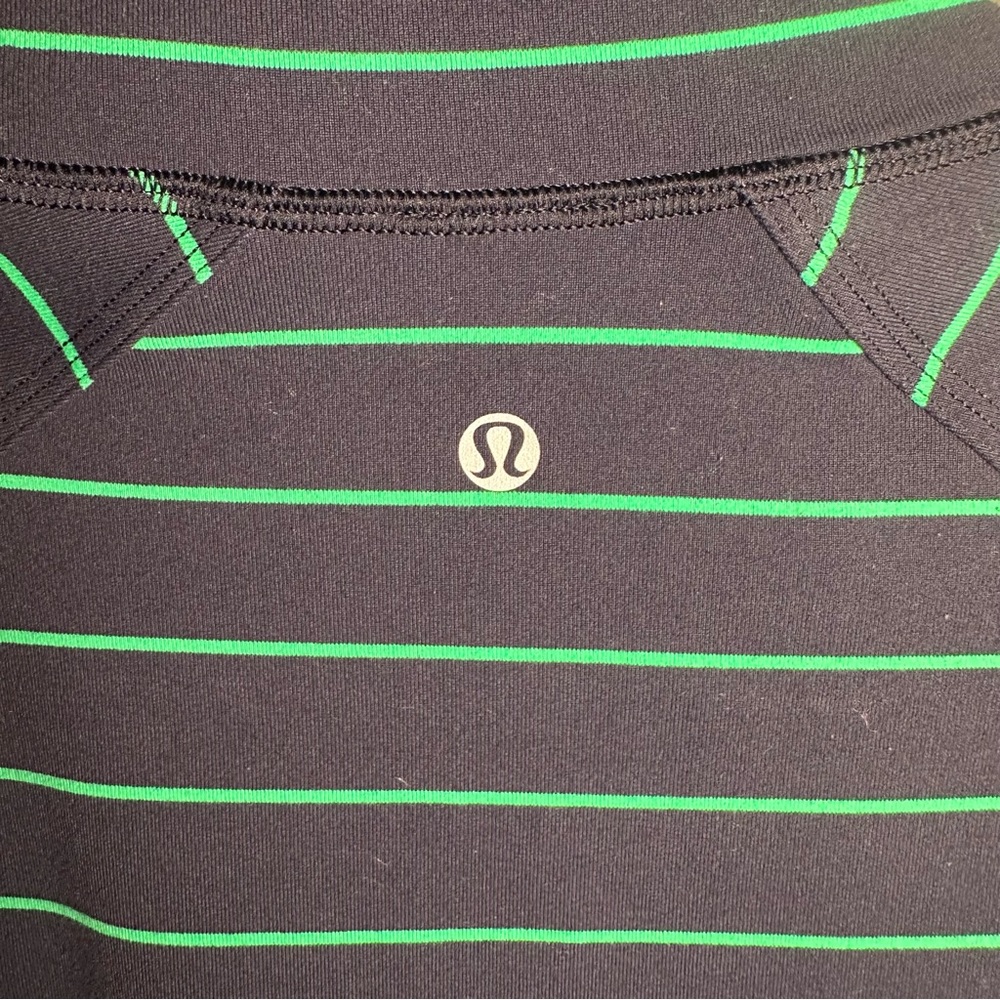 Lululemon Nice Asana Jacket Slalom Stripe Inkwell / Inkwell Navy Women’s size 10 - Picture 6 of 9